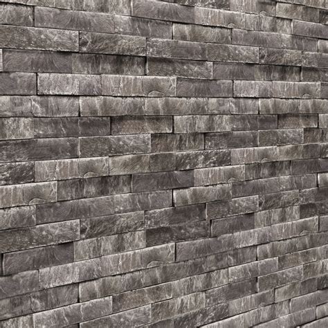 Seamless Stone Wall 3d Cgtrader