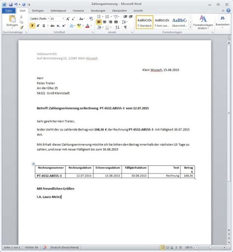 Check spelling or type a new query. Zahlungserinnerung (Word-Vorlage) - Download - COMPUTER BILD
