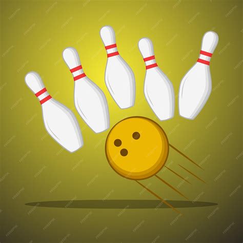 Premium Vector Bowling Vector Clipart Bowling Illustration Sports Illustration Bowling Clipart