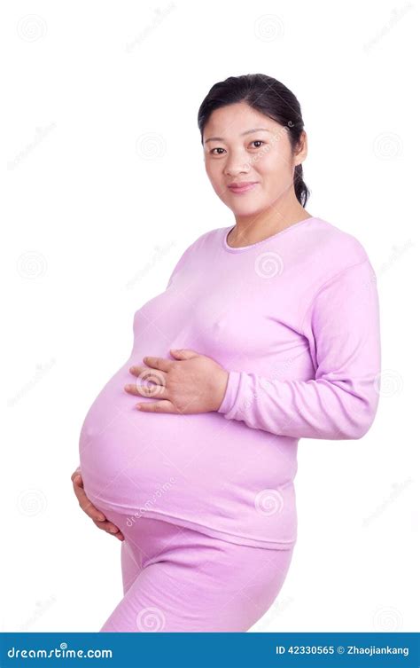 Китайские беременные женщины Стоковое Фото изображение 42330565