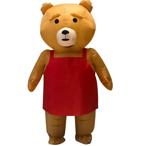 Hot Inflatable Teddy Bear Mascot Costume Teddy Costume Adult Fancy