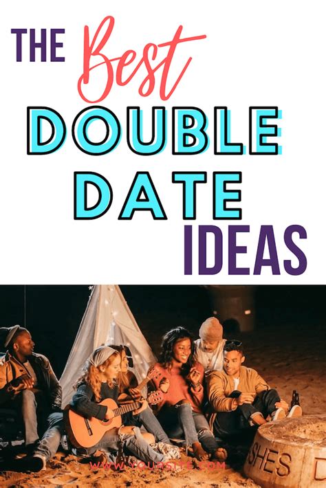 the best double date ideas with a group of friends on the beach having a campfire free date