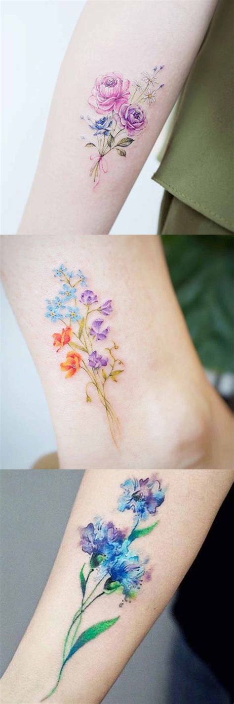 The colors are stunning and they remind us of the night sky. Pin by Sarah Duke on Tattoo Ideas | Delicate flower tattoo ...