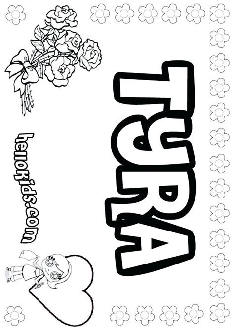 My Name Is Coloring Page Coloring Pages