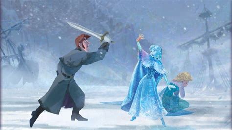 Anna Saves Elsa From Hans Who Was About To Kill Her Disney Frozen