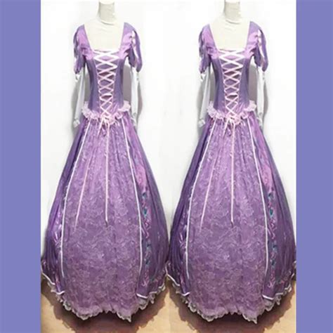 New 2016 Sexy Costumes For Women Tangled Rapunzel Cosplay Costume Adult Princess Rapunzel Dress