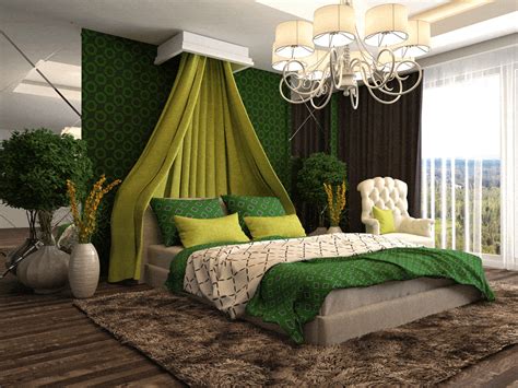 Schlafzimmer Deko Ideen Smaragdgrün