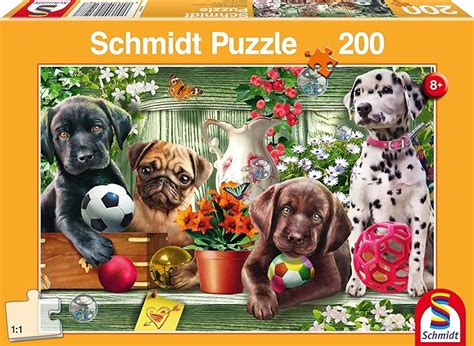 Schmidt Puppy Dogs Childrens Jigsaw Puzzle 200 Piece Uk