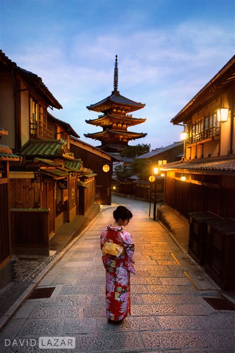 Traditional Kyoto Dusk Scene 2