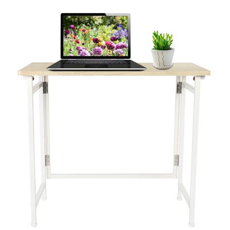 Buy Compact Folding Office Desk No Assembly Required Computer Desk