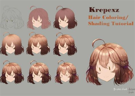 How To Color Anime Hair Digitally - Walter Wallpaper