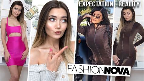 Trying On Kylie Jenner S Outfits From Fashion Nova Was It Worth It Ad Youtube