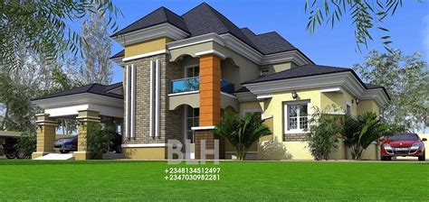 Architectural Designs By Blacklakehouse 5 Bedroom Bungalow With Penthouse