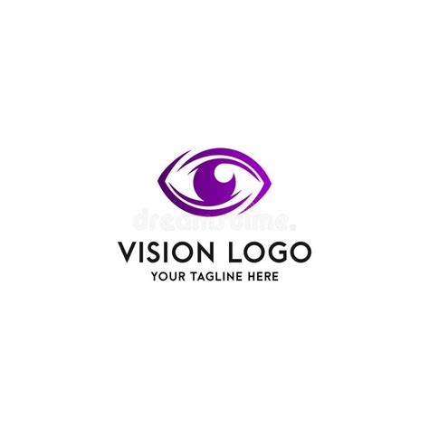 Modern Vision Logo Vector Illustration Stock Vector Illustration Of