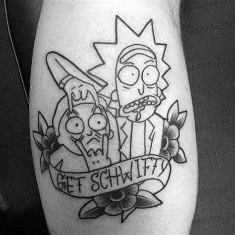 Top 63 Best Rick And Morty Tattoo Ideas 2021 Inspiration Guide