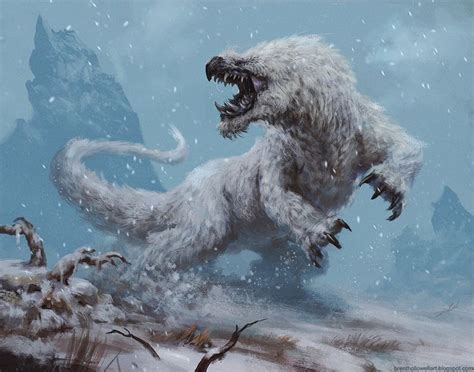 Woolly Beast Fantasy Creatures Art Fantasy Beasts Fantasy Monster