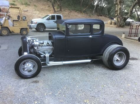 1931 Ford Model A Coupe Chopped Hot Rod Highboy Hotrod Sbc Rat Rod