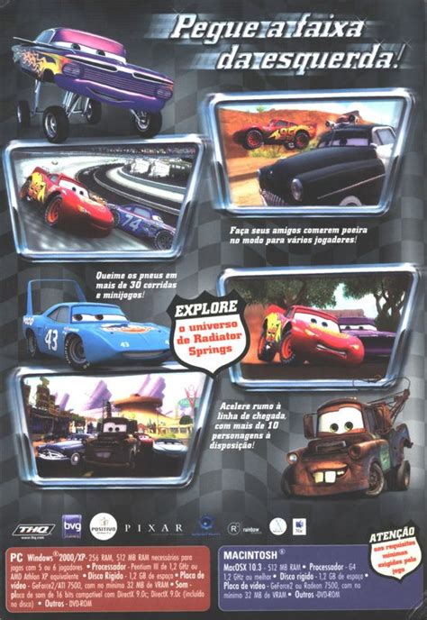 Disney•pixar Cars 2006 Box Cover Art Mobygames