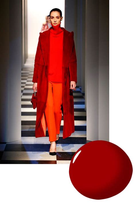 Red Fall Fashion Trends Fashion Show Autumn Fashion