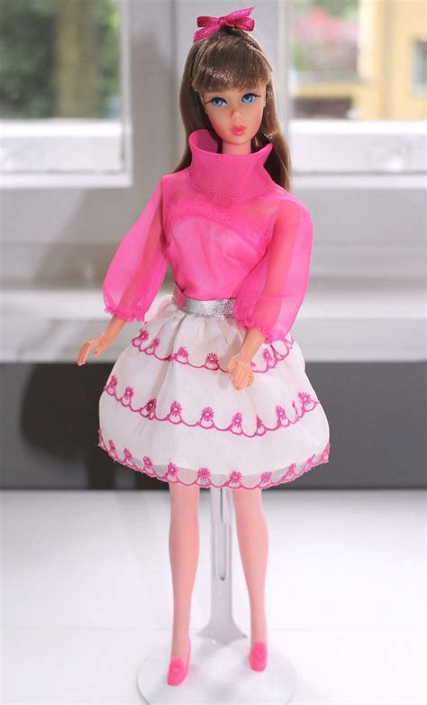 tnt barbie from 1968 in happy go pink from 1969 vintage barbie dolls barbie fashion barbie