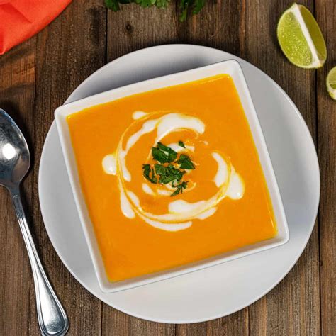 Creamy Vegan Carrot Ginger Soup With Coconut Milk Dances With Knives