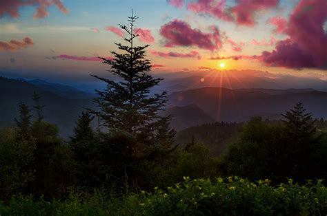 Smoky Mountain Sunset Photograph By Christopher Mobley Fine Art America