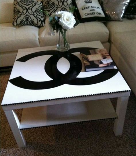 Chanel Coffee Table Chanel Inspired Room Chanel Decor Chanel Room