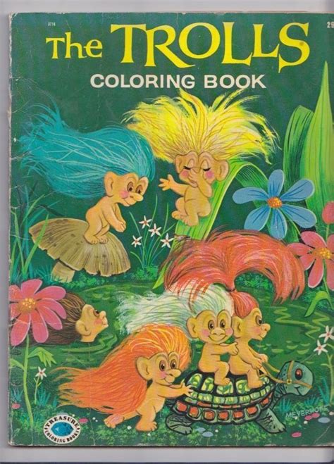 The Trolls Vintage 1965 Coloring Book Treasure Coloring Books Vintage Coloring Books Vintage