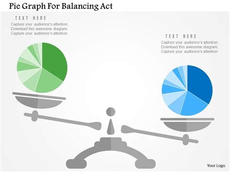 Pie Graph For Balancing Act Flat Powerpoint Design Powerpoint Slides
