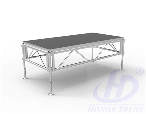4x8ft Height 60 To 120cm Portable Aluminum Modular Stage