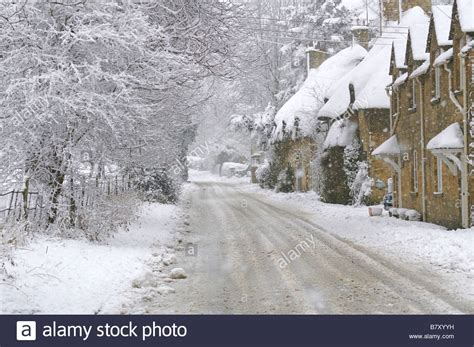 Beautifully Winter In England Snowshill Cotswolds
