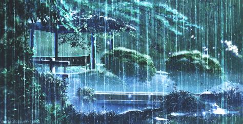 Scenery Anime Rain Background  Scenery Rain And   Anime