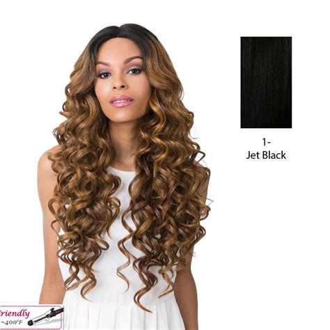 Synthetic Swiss Lace Front Wig Swiss Lace Keeff Black Walmart