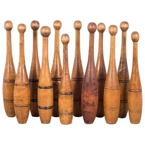 Turn Of The Century Wooden Exercisejuggling Pins Circa 1900 At 1stdibs