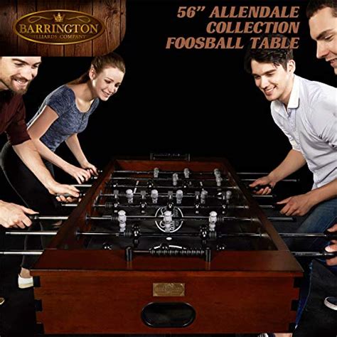 Barrington Billiards 56 Allendale Collection Foosball Table Dark Wood