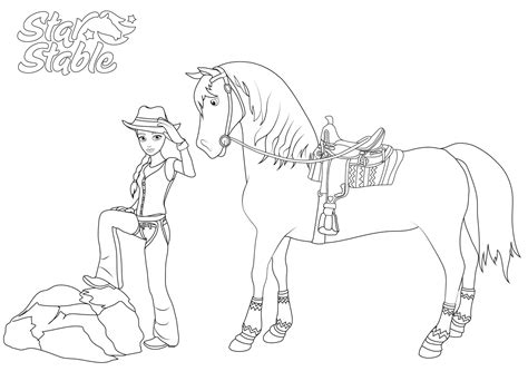 Star Stable Coloring Pages Coloring Pictures