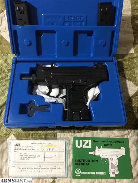 Armslist For Sale Imi Uzi Pistol With Extras For Sale