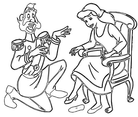 cinderella lady tremaine anastasia drizella and lucifer coloring pages 27