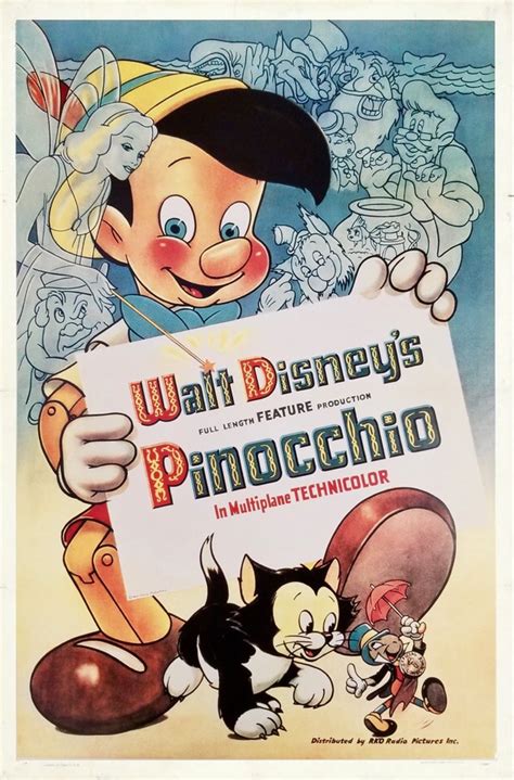 pinocchio 1940 poster disney photo 43932116 fanpop