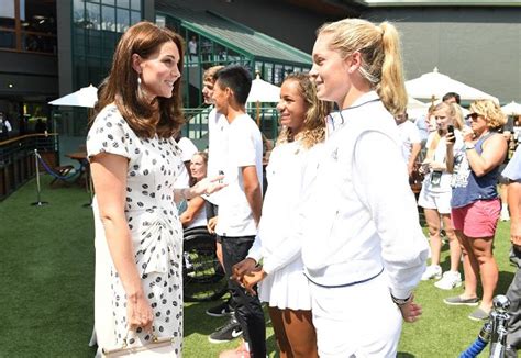 Duchess Of Cambridge And Duchess Of Sussex At Wimbledon