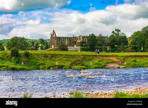 Bolton Abbey On The River Wharfe In Wharfedale North Yorkshire