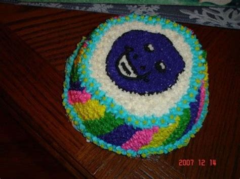 Barney Smash Cake