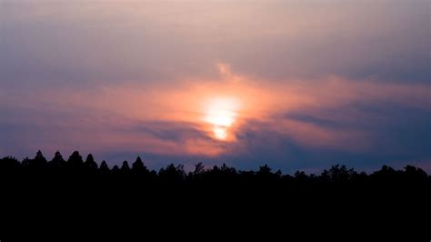 Download Wallpaper 1920x1080 Sunset Sky Horizon Clouds Twilight