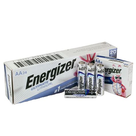 Energizer Ultimate Aa Lithium Batteries 24 Pack Battery Mart