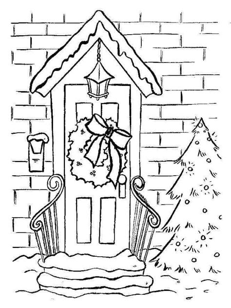Door Coloring Pages Free Printable Coloring Pages For Kids