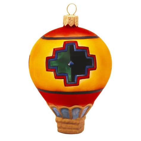 Spirit Of The Anasazi Hot Air Balloon Glass Ornament Susans