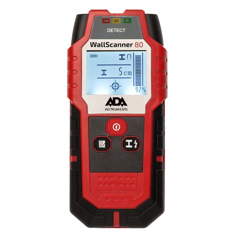 How deep into a wall do you want to detect electrical wiring? ADA Wall Scanner 80 Metal, Wire and Wood Detector - ADA ...