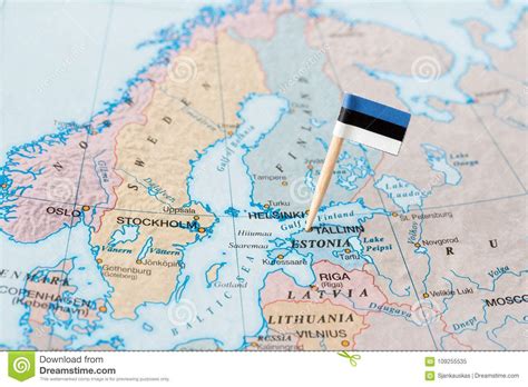 Mapa pokazuje średni współczynnik poprawności odpowiedzi na pytania oznaczone. Estonia flag pin on map stock image. Image of europe ...