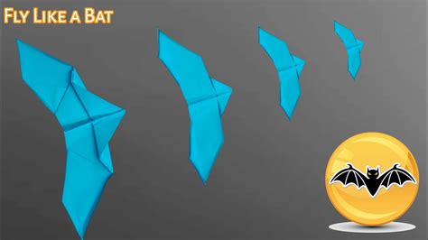How To Make A A4 Paper Plane Fly Like A Bat Bat Paper Plane Tutorial