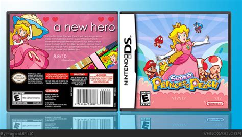 Super Princess Peach Nintendo Ds Box Art Cover By Magical